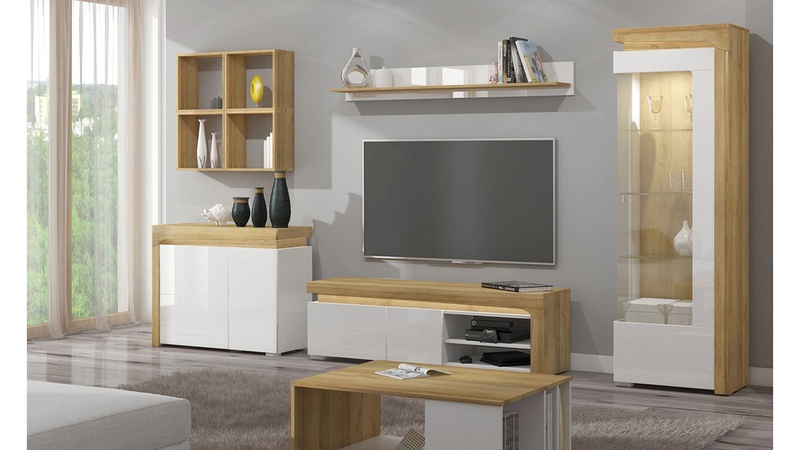 Theo - dąb riviera + biały