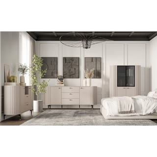 komoda 190 ,1 glamour duża Zante 04 szafka nowoczesna cashmere