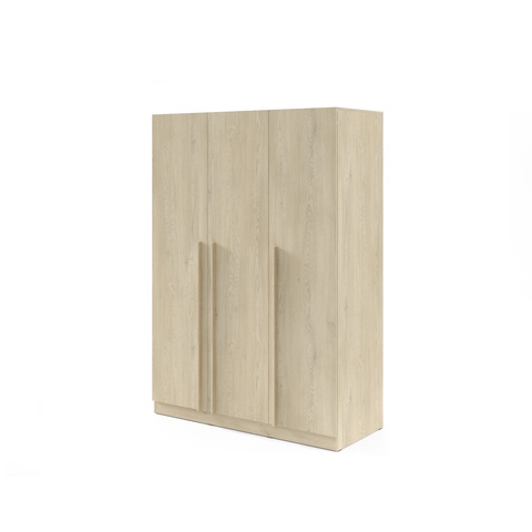 Szafa 150 uchylna ubraniowa BRAGA 02 pojemna trzydrzwiowa do pokoju