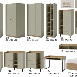 łóżko 120x200 z szufladami zagłówkiem Alessio 13 duże młodzieżowe