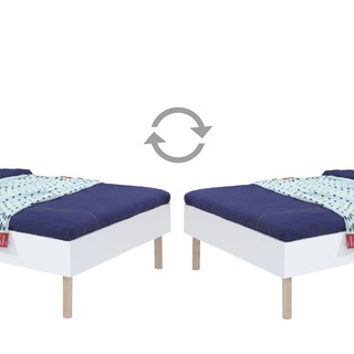 zestaw mebli komplet Faro F łóżko komoda szafa młodzieżowa dziecięca