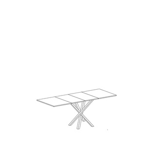 stół 160 - 260 rozkładany rozsuwany Cali 160/260 duży szeroki loft dąb artisan + czarny do salonu pokoju jadalni biura