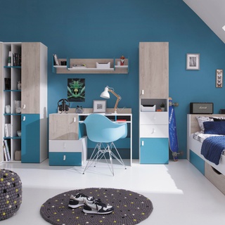 regał 60 nowoczesny Planet 05 na książki zabawki słupek do pokoju