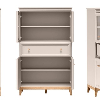 witryna 92 niska Windsor 05 kredens szafka przeszklona komoda wysoka