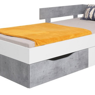 zestaw młodzieżowy nowoczesny Sigma B biurko łóżko szafa narożna