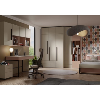 zestaw Lorin 4 biurko łóżko szafa do pokoju młodzieżowego dziecięcego