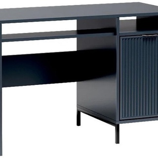 biurko 120 z szafką LINKaStyles LS-12 nowoczesne frezowane do biura gabinetu