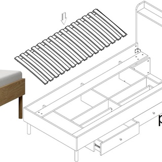 zestaw mebli Yuki 1 nowoczesne z biurkiem do pokoju młodzieżowego