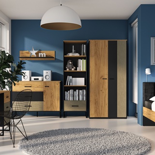 komoda 120 z szufladami półką na nóżkach Colt 06 duża szafka loft