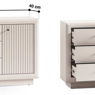 komoda 120 szafka frez Solo 06 cashmere do pokoju sypialni korytarza