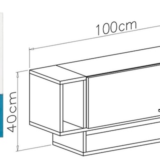 półka 100 zamykana z drzwiami Mobi 13 szafka wisząca nad biurko