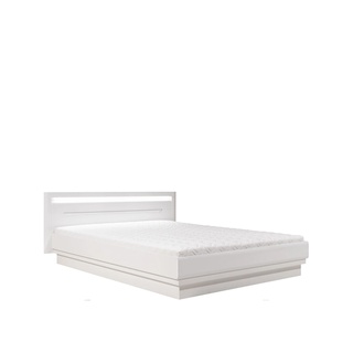 łóżko 180x200 sypialniane duże Irma 16 180 z zagłówkiem białe do sypialni