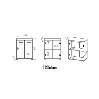 Komoda Avo 16