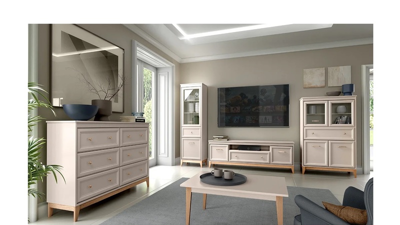 Windsor - cashmere + dąb naturalny