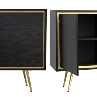 komoda 150 duża szeroka Tori 01 elegancka szafka nowoczesna czarna