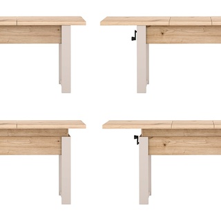 ława 120 - 157 podnoszona rozkładana Hugo ławostół składany stół