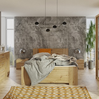 szafa 200 przesuwna duża z lustrem Bono 15 garderoba półki drążki