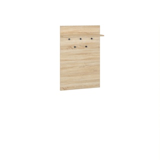 wieszak 68 panel na ścianę Caro 18 z wieszakami sonoma