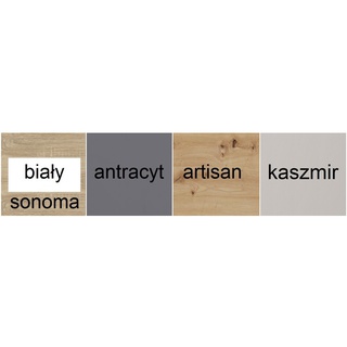 zestaw mebli nowoczesny Smart N nowoczesny komplet do sypialni