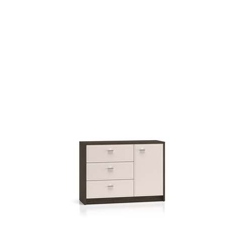 Komoda 117 elegancka AVANTE 05 szafka z szufladami w połysku kaszmir