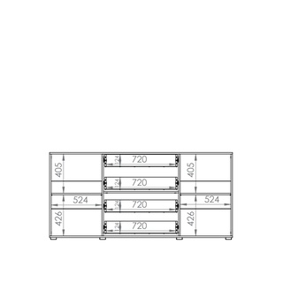 Komoda 190 cm Adagio 06 połysk