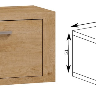 zestaw mebli nowoczesnych Natural 1 witryna komoda rtv meblościanka