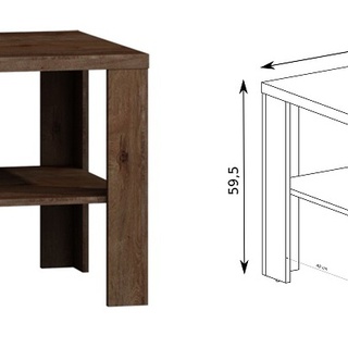 ława 90 kawowa Tadeusz 23 stolik kawowy do pokoju biura
