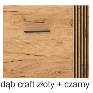 szafa 92 dwudrzwiowa Urso 03 ubraniowa loft lamele do pokoju