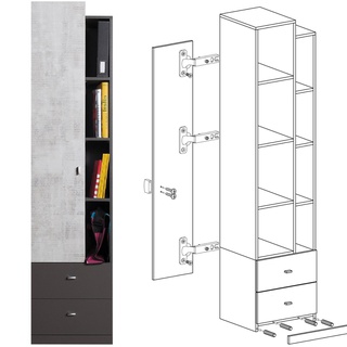 zestaw meblościanka Tablo 10 z biurkiem komodą do pokoju ucznia