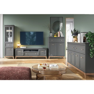 witryna 55 wysoka Terra 06 elegancka nowoczesna na nóżkach słupek