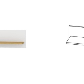 półka 149 wisząca ścienna Theo THP-6 duża szeroka do pokoju sypialni