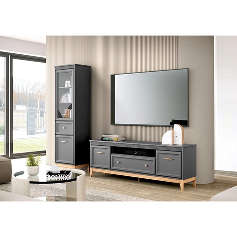 Zestaw mały elegancki TERRA 3 rtv meblościanka mała do salonu pokoju