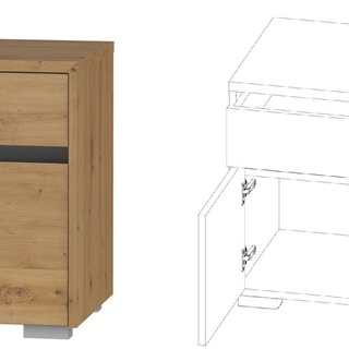 szafka 40 nocna wysoka Arizona RRN-1 kontener z szufladą stolik nocny