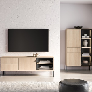 szafka 160 telewizyjna rtv Barnee 04 stolik pod tv szeroki nowoczesny