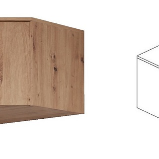 zestaw narożna garderoba Grant 34 wysoka duża półki szuflady drążki