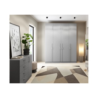 zestaw nowoczesny Braga Z8M szafa wysoka z nadstawką komoda