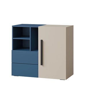 zestaw meblościanka młodzieżowa Lorin 3 biurko komoda szafa regał