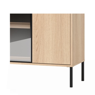 komoda 107 nowoczesna z oświetleniem Barnee 03 szafka elegancka