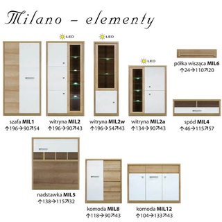 Witryna Milano MI2