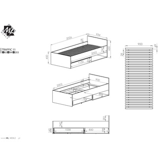 Łóżko Traffic 11