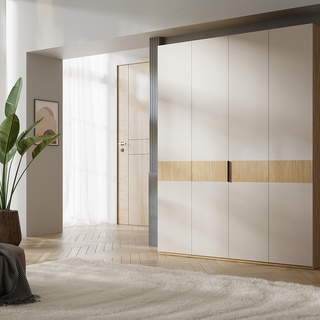 szafa 180 wysoka duża Soreno z szufladami półkami drążkiem pojemna