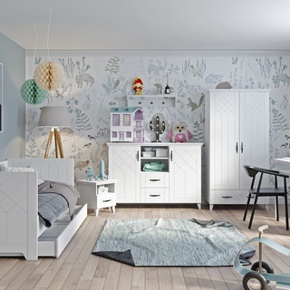 biurko 120 eleganckie Classic 11 na nóżkach z szufladą szafką białe