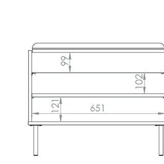 szafka 69 na buty z siedziskiem Voco 06 ławka na nóżkach do przedpokoju