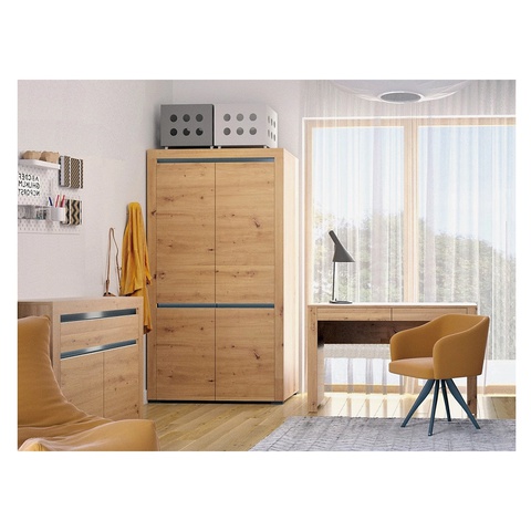 Zestaw mebli ARIZONA 5 biurko komoda szafa do pokoju ucznia dzieci