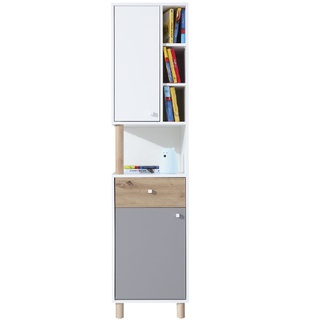 zestaw mebli na nóżkach Faro D młodzieżowe biurko regał szafa