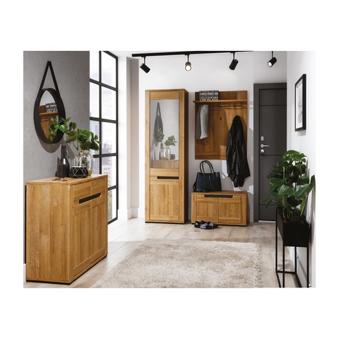 Zestaw YORK 5 komoda szafa z lustrem wieszak szafka garderoba