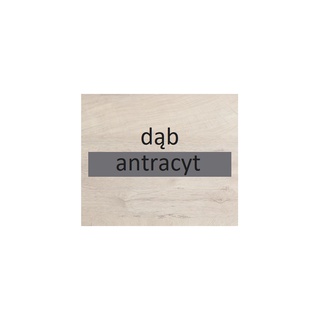 szafa 90 narożna Delta 02 rogowa z półkami drążki do pokoju sypialni