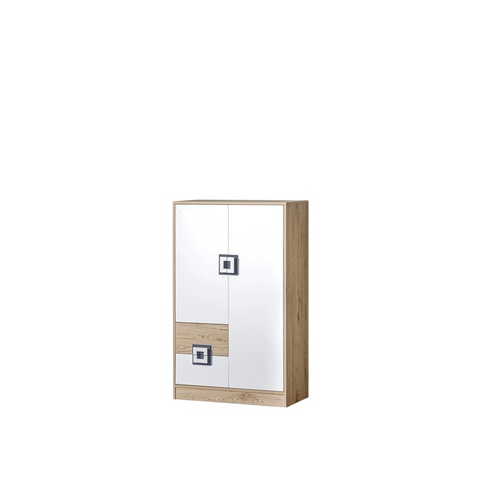 Komoda 80 wysoka NICO 07 szafka dwudrzwiowa z szufladami