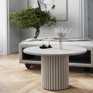 stolik 62 okrągły kawowy Lamelo nowoczesna mała ława mix kolory