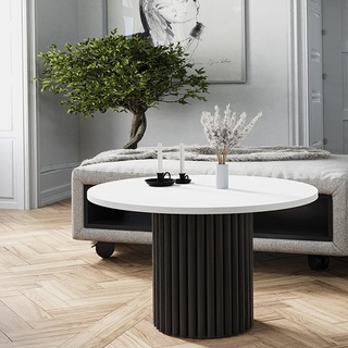 stolik 62 okrągły kawowy Lamelo nowoczesna mała ława mix kolory